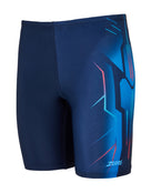 Zoggs - Boys Combat Mid Swim Jammer - Blue - Product Front