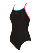 Crazy Wash Cannon Strikeback Swimsuit - Black/Pink/Blue