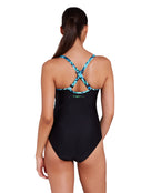 Cyber Multiway Swimsuit - Black/Blue