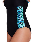 Cyber Multiway Swimsuit - Black/Blue