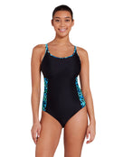 Cyber Multiway Swimsuit - Black/Blue