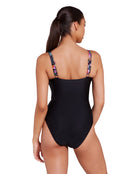 Zoggs - Dream Adjustable Classicback Swimsuit - Black/Multi - Model Back