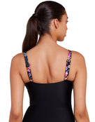 Zoggs - Dream Adjustable Classicback Swimsuit - Black/Multi - Model Back Close Up