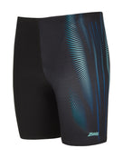 Zoggs - Extender Mid Swim Jammer - Black/Blue - Product Front