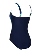 Zoggs - Purity Adjustable Classicback Swimsuit - Blue/Green - Product Back