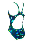 Zoggs - Purity Masterback Swimsuit - Blue/Green - Product Back