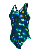 Zoggs - Purity Masterback Swimsuit - Blue/Green - Product Front