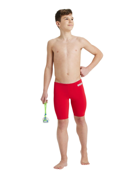 Arena Boys Team Solid Swim Jammer - Red/White | Simply Swim | Simply ...