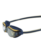 Aqua Sphere Fastlane Swim Goggle - Navy/Gold/Titanium Mirrored Lens - Side