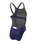 Nike - Womens Hydrastrong Solid Fastback Swimsuit - Midnight Navy - Product Back