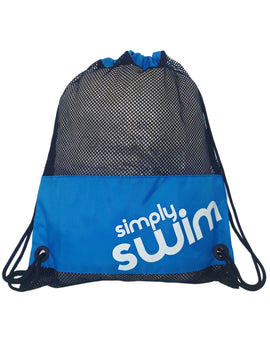 linqin Swim Backpack for Swimmers Blue Floral Waterproof Dry Bag