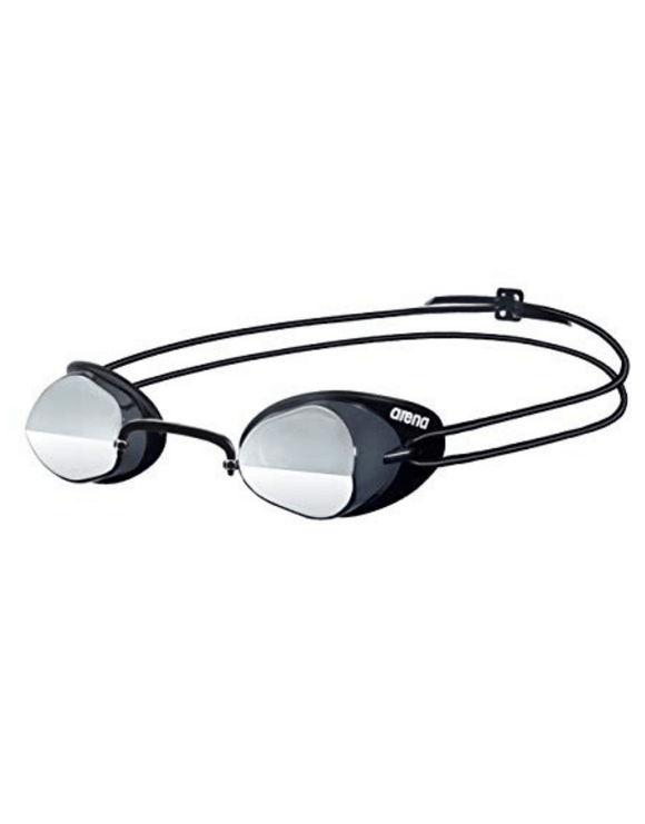 Arena - Swedix Mirror Swim Goggle - Smoke/Silver/Black - Product Only Front/Side